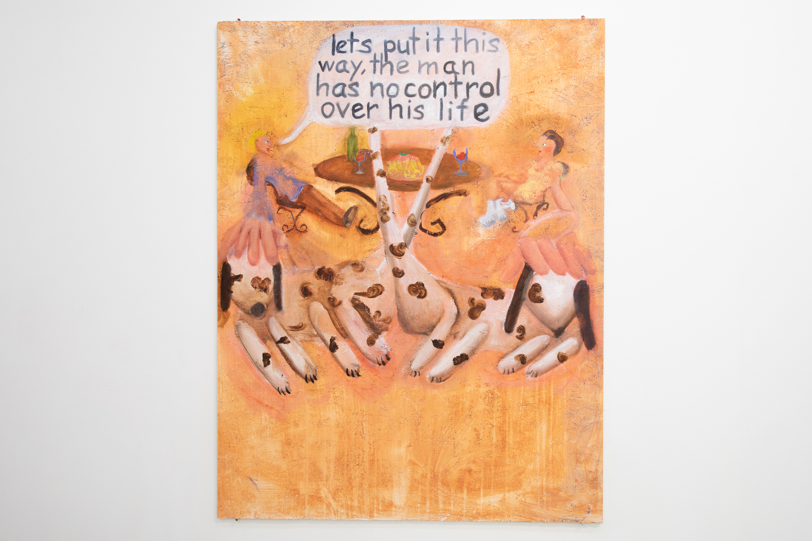 Giulia Ley, ‘Let’s Put It This Way’, 2025, Oil on Wood Panel